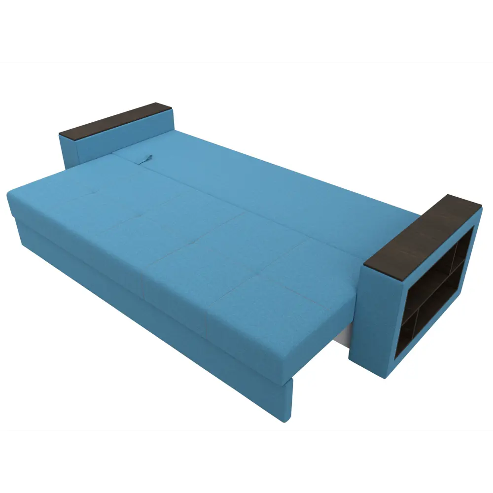 Фото 8 Диван раскладной Лига диванов Дубай Лайт полки справа 232x85x80 см рогожка цвет амур 10 голубой Фото 8 Диван раскладной Лига диванов Дубай Лайт полки справа 232x85x80 см рогожка цвет амур 10 голубой