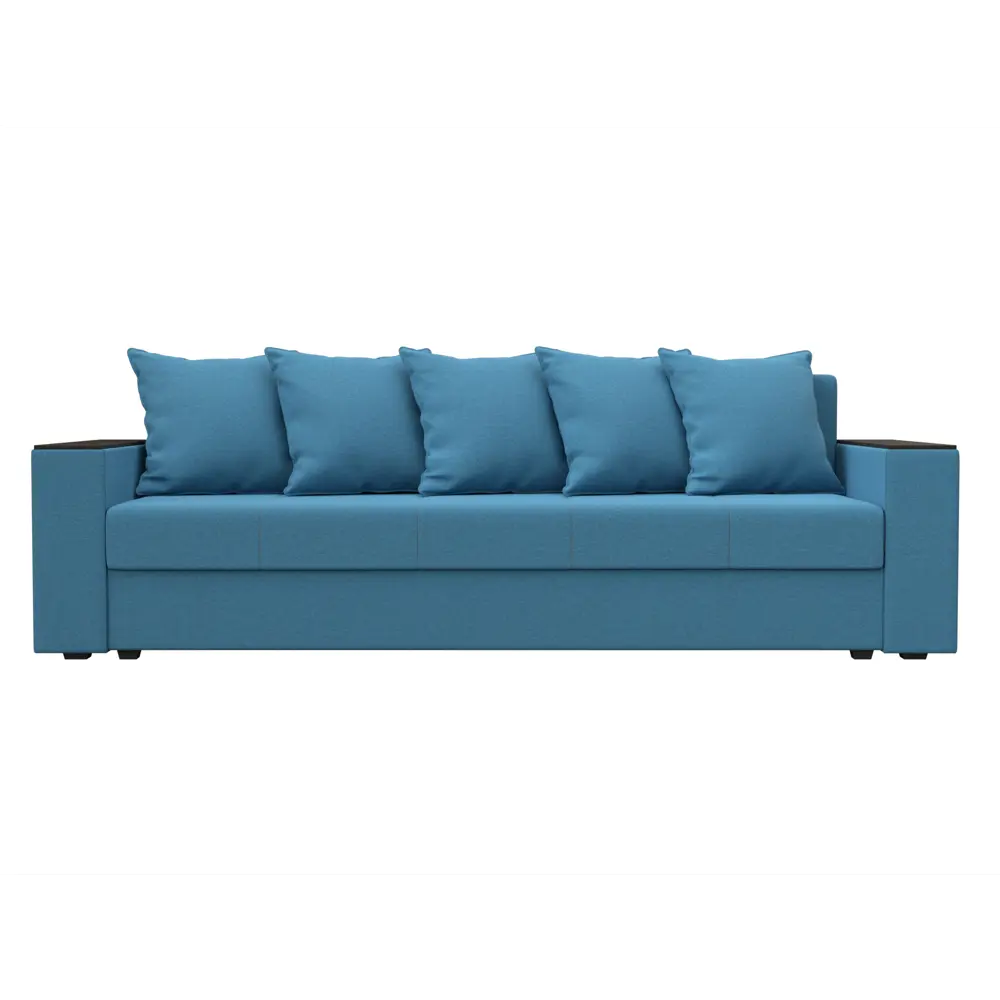 Фото 2 Диван раскладной Лига диванов Дубай Лайт полки справа 232x85x80 см рогожка цвет амур 10 голубой Фото 2 Диван раскладной Лига диванов Дубай Лайт полки справа 232x85x80 см рогожка цвет амур 10 голубой