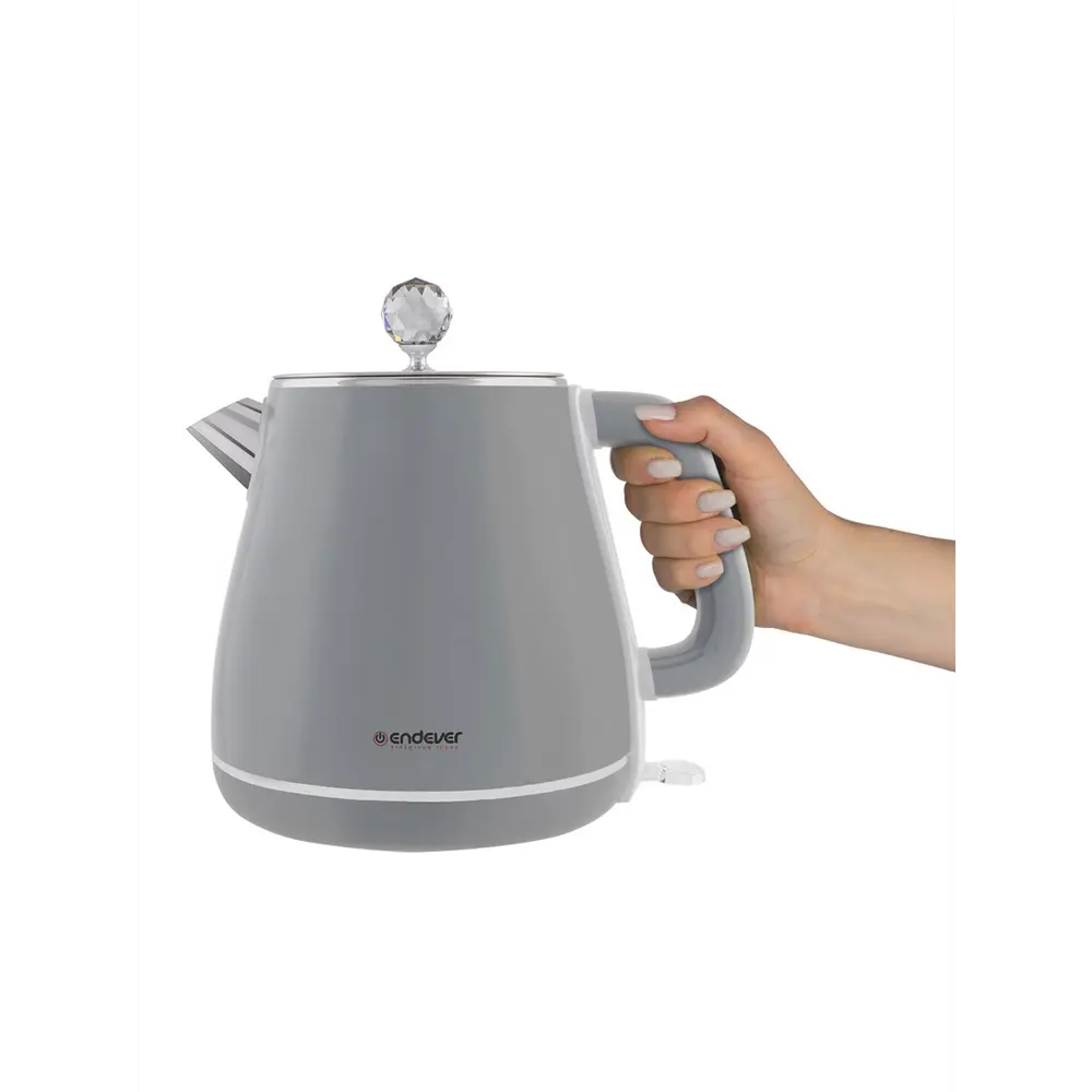 Фото 6 Электрический чайник Endever 90268 1.8 л пластик цвет серый Фото 6 Электрический чайник Endever 90268 1.8 л пластик цвет серый