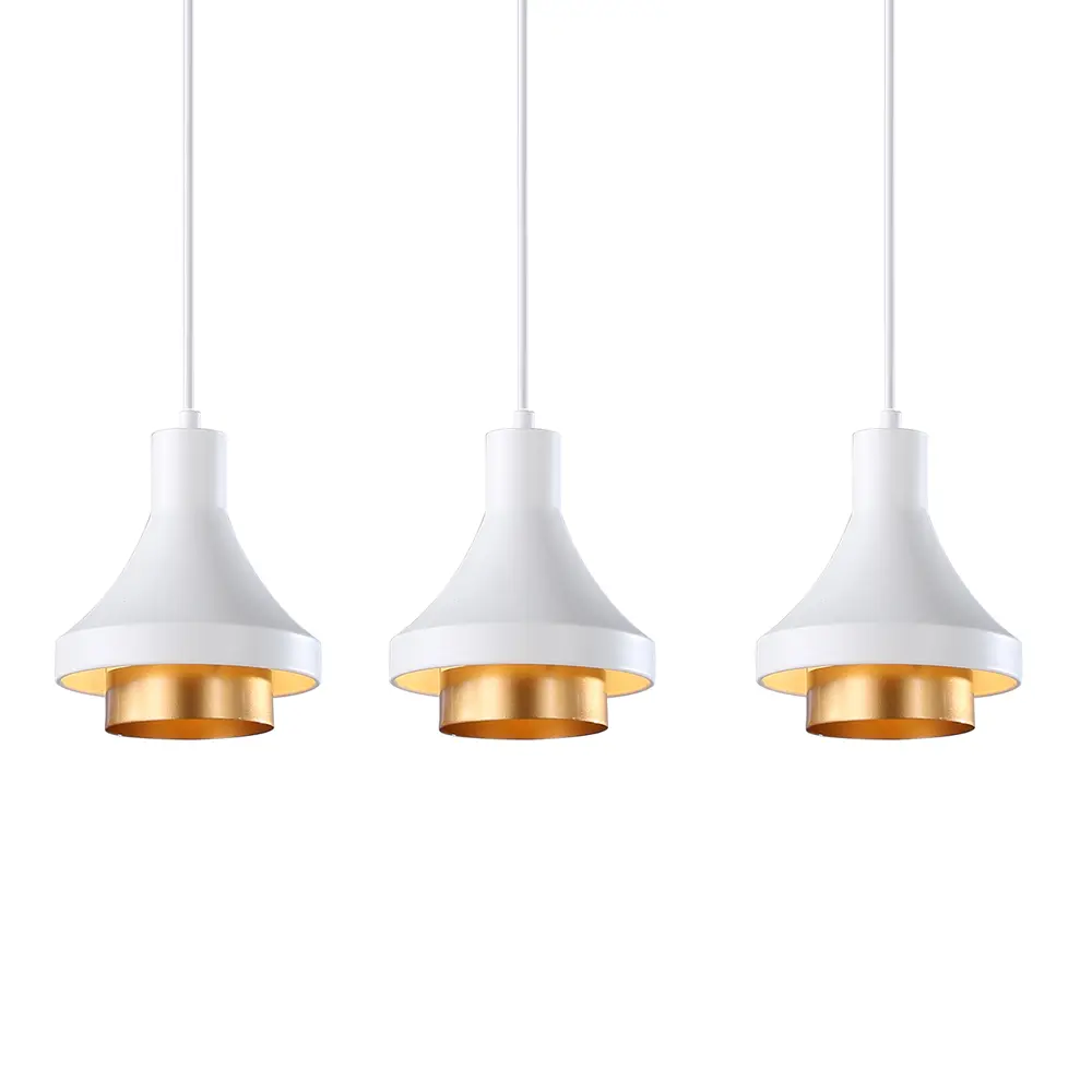 Фото 3 Светильник подвесной Escada Nora 1147/3s white 3 ламп 9 м² цвет белый Фото 3 Светильник подвесной Escada Nora 1147/3s white 3 ламп 9 м² цвет белый