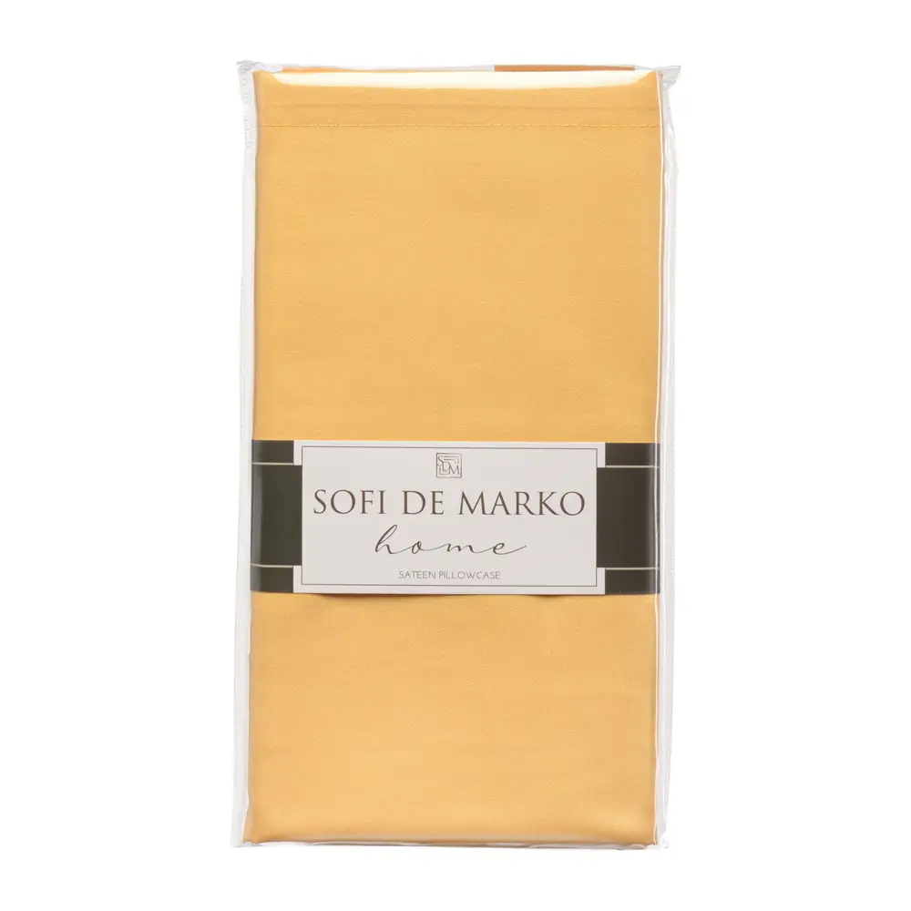 Фото 2 Наволочка Sofi de marko Мармис НВ-мс-70х70жл 70x70 см сатин 1 шт цвет желтый