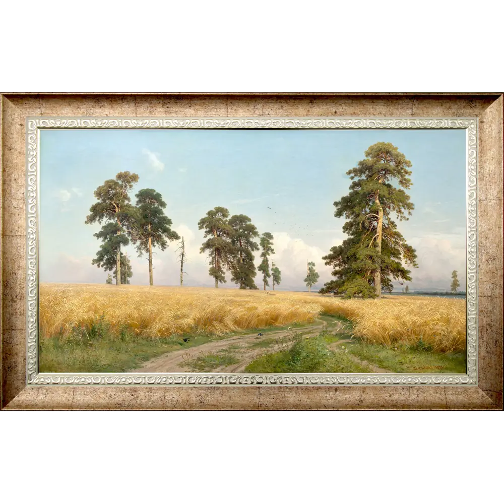 Фото Картина в раме И.Шишкин Рожь 44x70 см