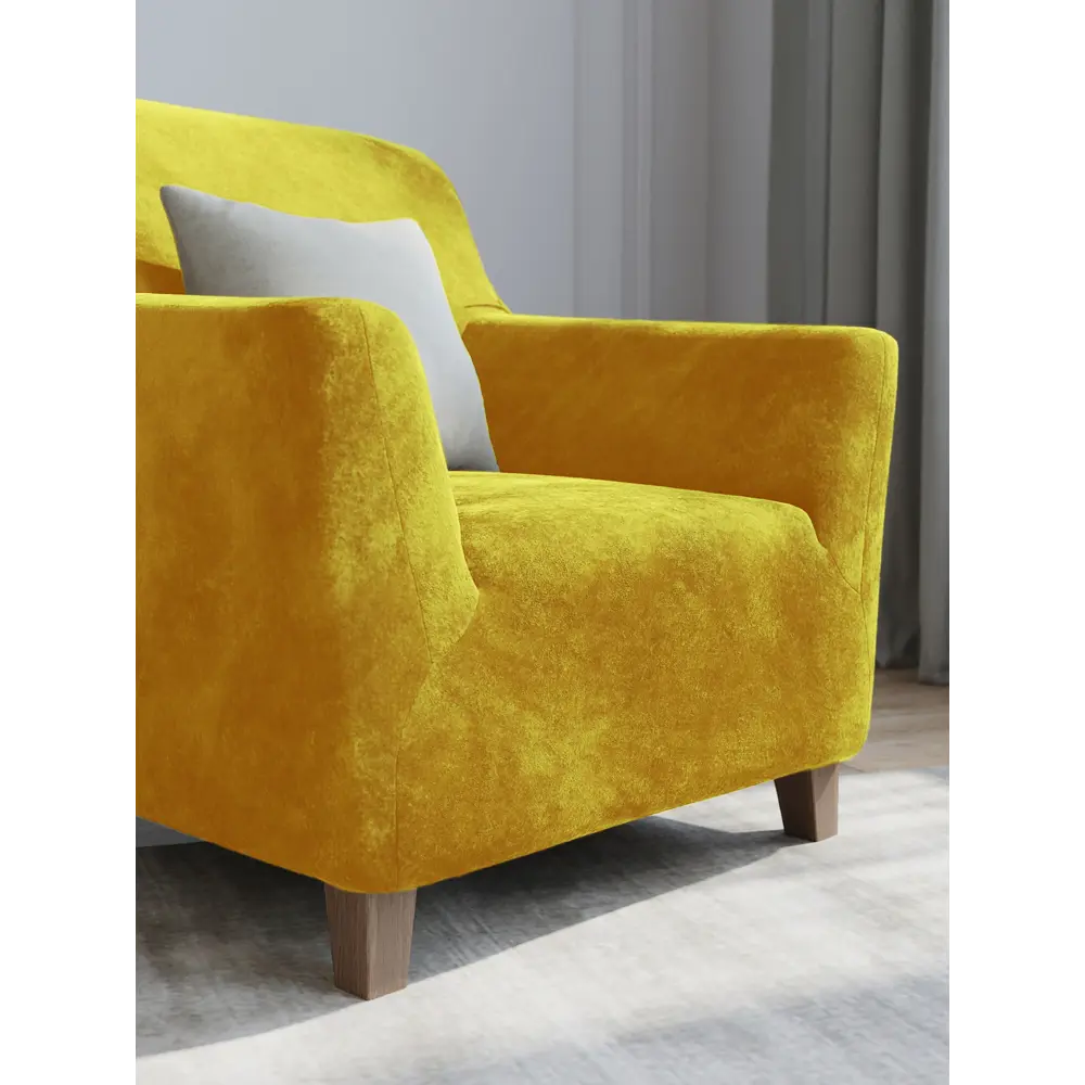 Фото 3 Чехол Alberica Велюр 1КВМ 024 цвет манго Фото 3 Чехол Alberica Велюр 1КВМ 024 цвет манго