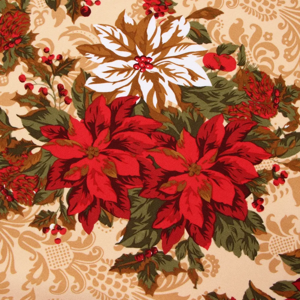 Фото 4 Скатерть на стол Доляна Новогодние украшения круглая 145x145 см цвет разноцветный Фото 4 Скатерть на стол Доляна Новогодние украшения круглая 145x145 см цвет разноцветный