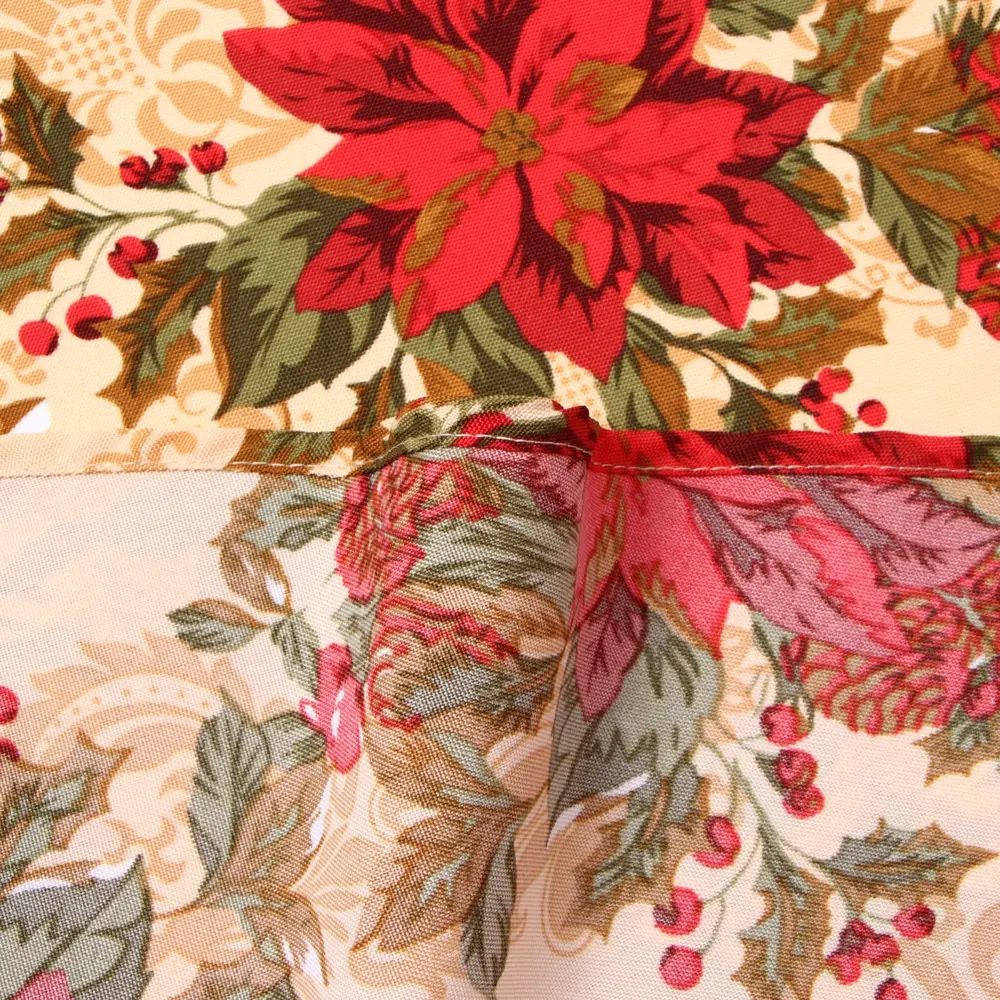 Фото 6 Скатерть на стол Доляна Новогодние украшения круглая 145x145 см цвет разноцветный Фото 6 Скатерть на стол Доляна Новогодние украшения круглая 145x145 см цвет разноцветный