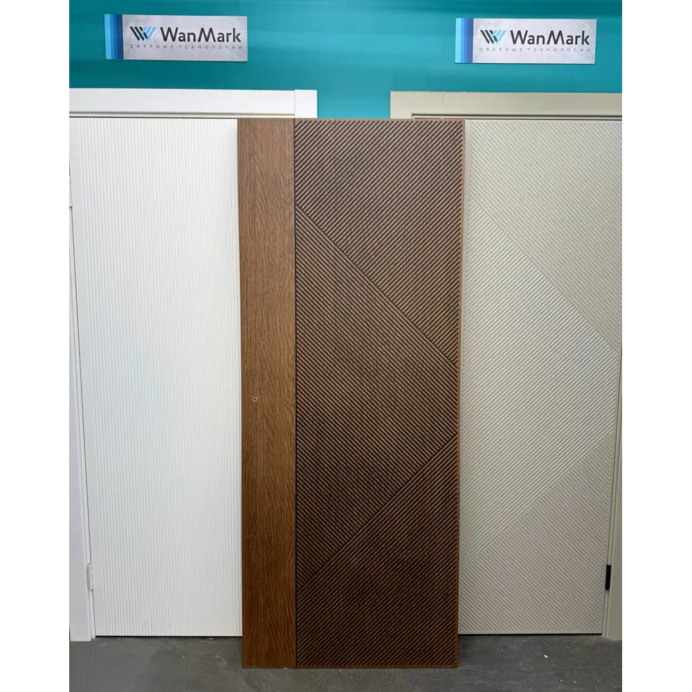 Фото 2 Дверь межкомнатная Wanmark Синди-13 глухая 90х200см шпон цвет текстурированный орех с патиной с замком и петлями Фото 2 Дверь межкомнатная Wanmark Синди-13 глухая 90х200см шпон цвет текстурированный орех с патиной с замком и петлями