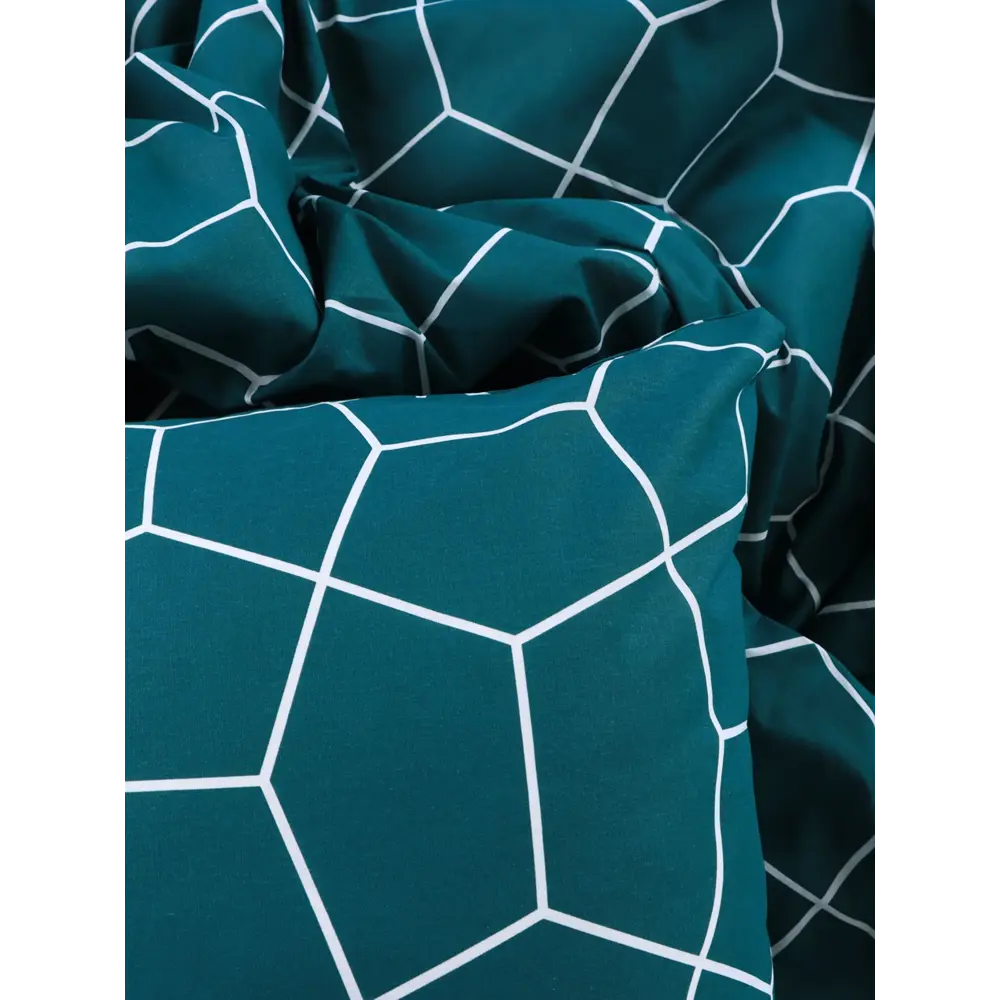 Фото 6 Комплект постельного белья Этель Emerald hexagon 10706949 хлопок 2-спальный наволочки 70 x 70- 2 шт цвет разноцветный Фото 6 Комплект постельного белья Этель Emerald hexagon 10706949 хлопок 2-спальный наволочки 70 x 70- 2 шт цвет разноцветный