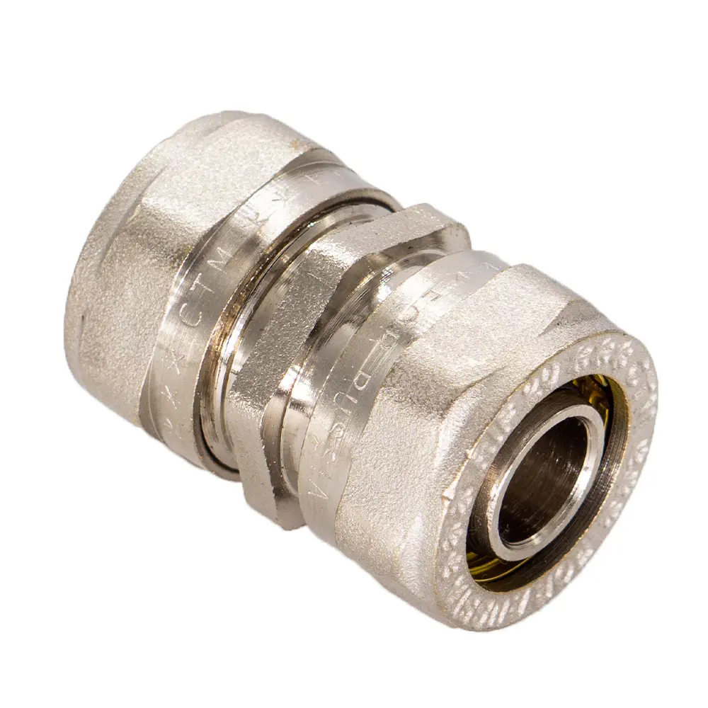 Фото 3 Муфта СТМ 16x16 мм латунь 2шт CC001616K02 Фото 3 Муфта СТМ 16x16 мм латунь 2шт CC001616K02