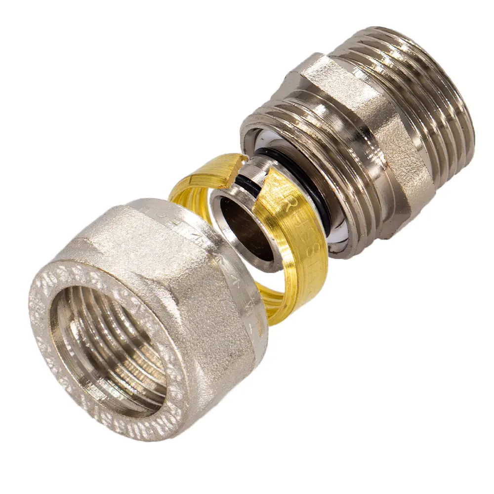 Фото 5 Соединитель СТМ 1/2"x16 мм НР латунь 5 шт CCM01612K05 Фото 5 Соединитель СТМ 1/2"x16 мм НР латунь 5 шт CCM01612K05