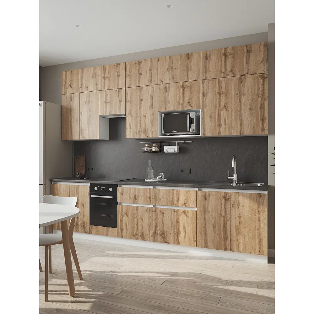 Фото 7 Кухонный шкаф навесной Frenesie ЛОФТ 60x72x32 см ЛДСП цвет дуб вотан Фото 7 Кухонный шкаф навесной Frenesie ЛОФТ 60x72x32 см ЛДСП цвет дуб вотан