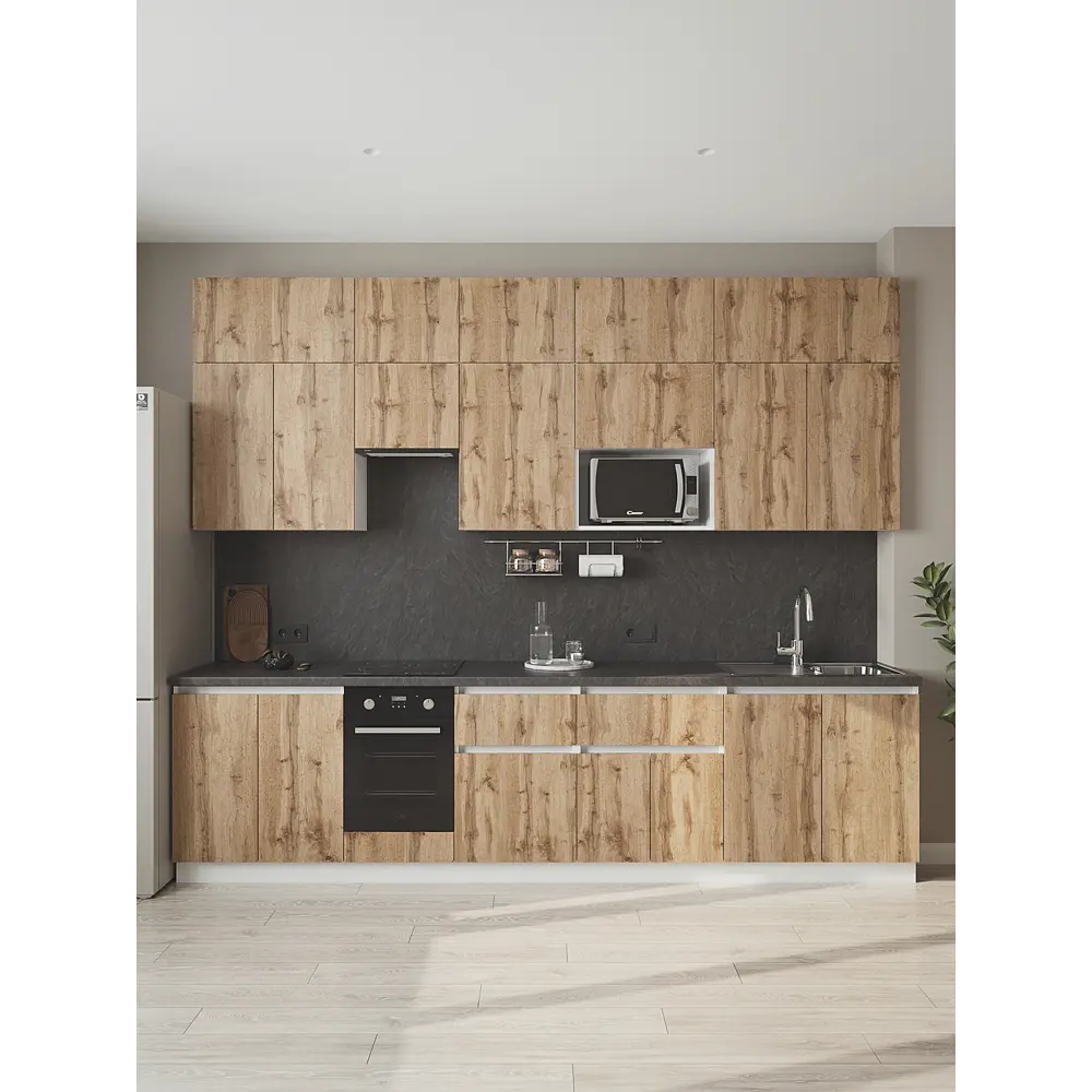 Фото 6 Кухонный шкаф напольный Frenesie ЛОФТ 45x82x48 см ЛДСП цвет дуб вотан