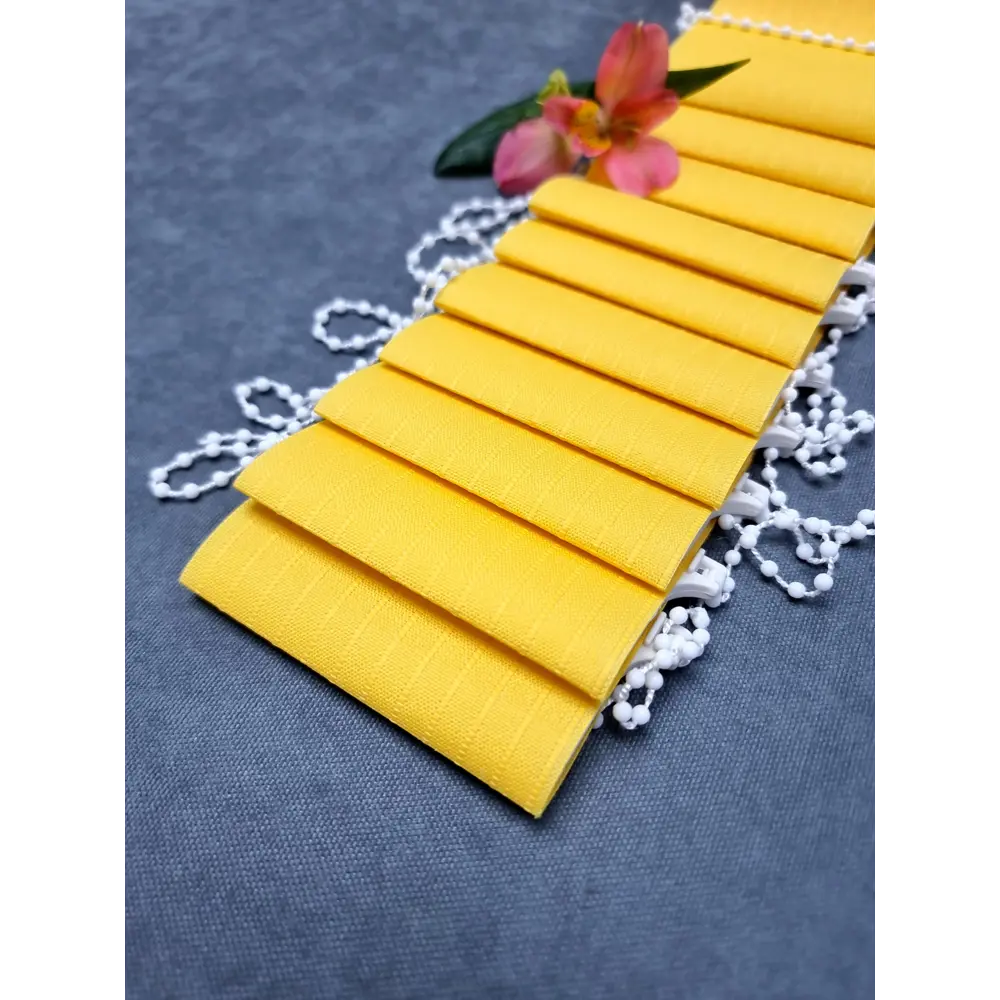 Фото 5 Ламели для вертикальных жалюзи Бинар Лайн 9072024332 250 см полиэстер цвет желтый 5 шт