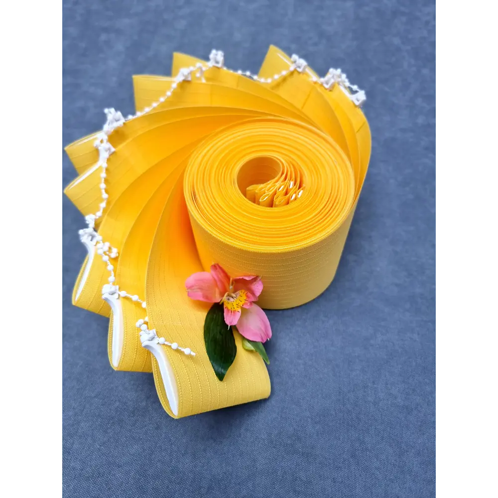 Фото 6 Ламели для вертикальных жалюзи Бинар Лайн 9072024332 250 см полиэстер цвет желтый 5 шт