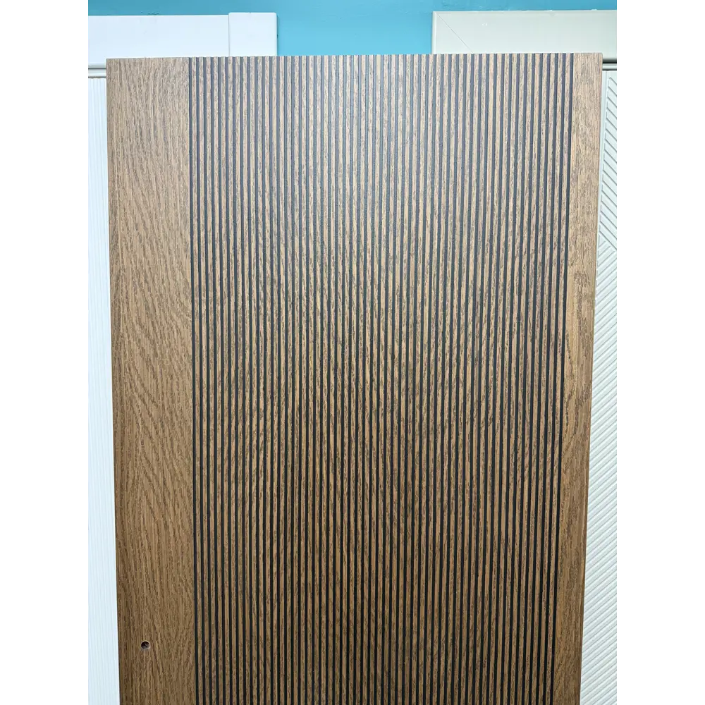 Фото 5 Дверь межкомнатная Wanmark Синди-5 глухая 55х190см цвет орех текстурированный с врезкой с замком и петлями Фото 5 Дверь межкомнатная Wanmark Синди-5 глухая 55х190см цвет орех текстурированный с врезкой с замком и петлями