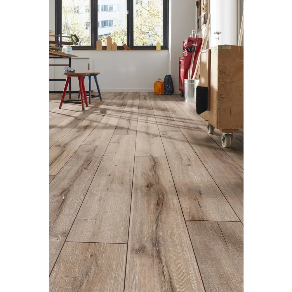 Фото 4 Ламинат Kronotex Robusto Дуб Рип 33 класс толщина 12 мм 1.29 м², цена за упаковку Фото 4 Ламинат Kronotex Robusto Дуб Рип 33 класс толщина 12 мм 1.29 м², цена за упаковку