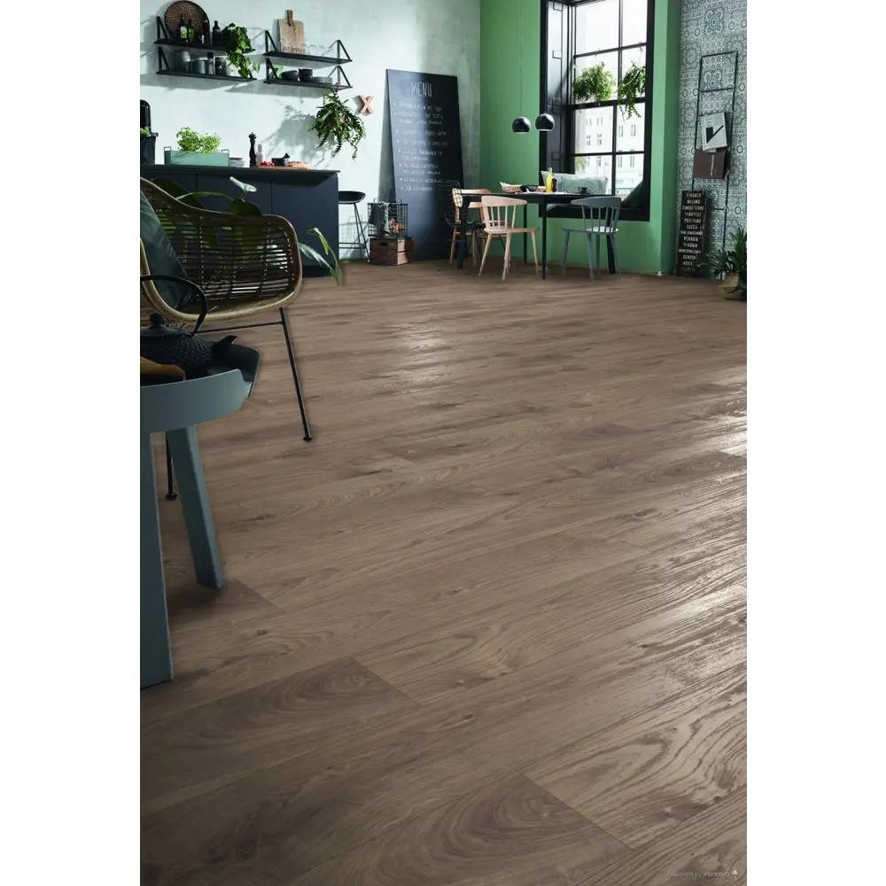 Фото 6 Ламинат Kronotex Robusto Дуб Атлас кофейный 33 класс толщина 12 мм 1.29 м², цена за упаковку Фото 6 Ламинат Kronotex Robusto Дуб Атлас кофейный 33 класс толщина 12 мм 1.29 м², цена за упаковку