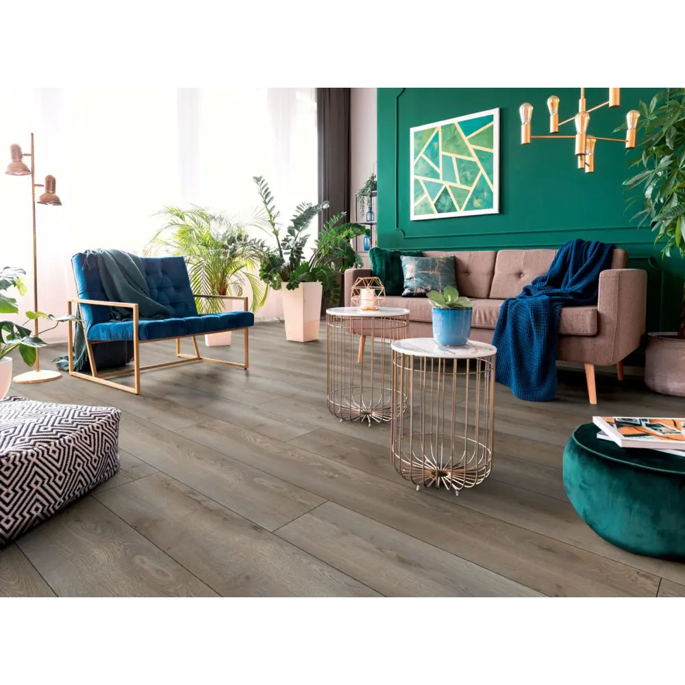 Фото Ламинат Kronotex Дуб Берг Титанкрупноформатный 33 класс толщина 10 мм 1.80 м², цена за упаковку Фото Ламинат Kronotex Дуб Берг Титанкрупноформатный 33 класс толщина 10 мм 1.80 м², цена за упаковку