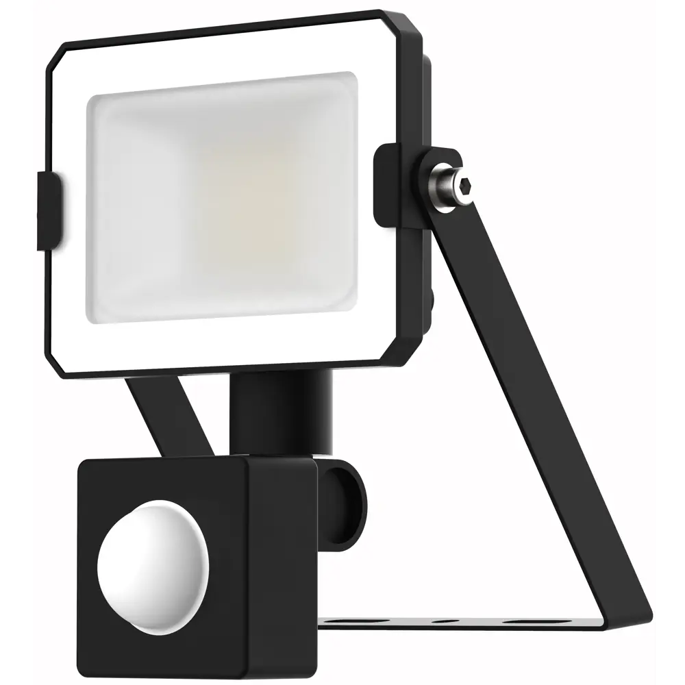 Фото 2 Прожектор светодиодный Osram ДО-10Вт 6500К IP65 черный с инфракрасным датчиком Фото 2 Прожектор светодиодный Osram ДО-10Вт 6500К IP65 черный с инфракрасным датчиком