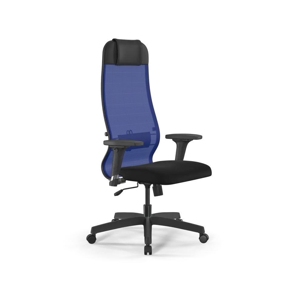 Фото Офисное кресло Ergolife Set 11/подл.200/осн.Sit 001 65.5x132.1x65 см сетка цвет синий Фото Офисное кресло Ergolife Set 11/подл.200/осн.Sit 001 65.5x132.1x65 см сетка цвет синий