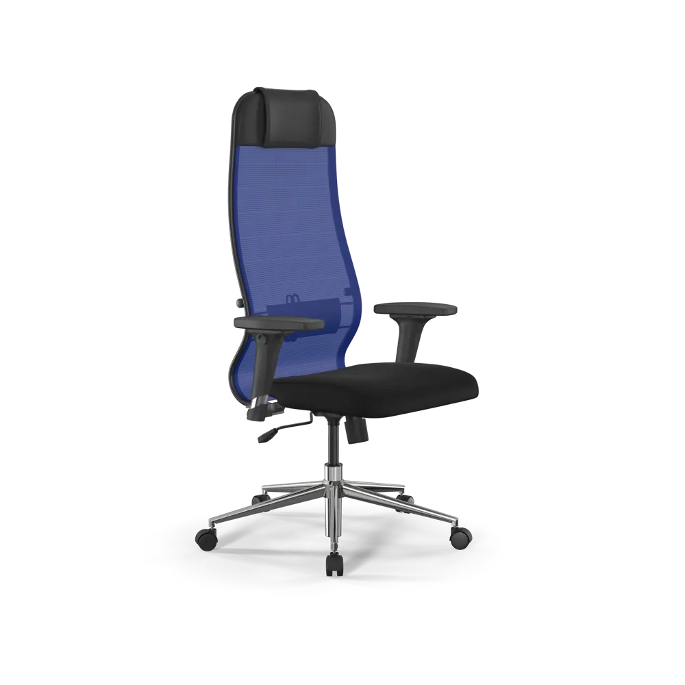 Фото Офисное кресло Ergolife Set 11/подл.200/осн.Sit 052 65.5x131x70 см сетка цвет синий Фото Офисное кресло Ergolife Set 11/подл.200/осн.Sit 052 65.5x131x70 см сетка цвет синий