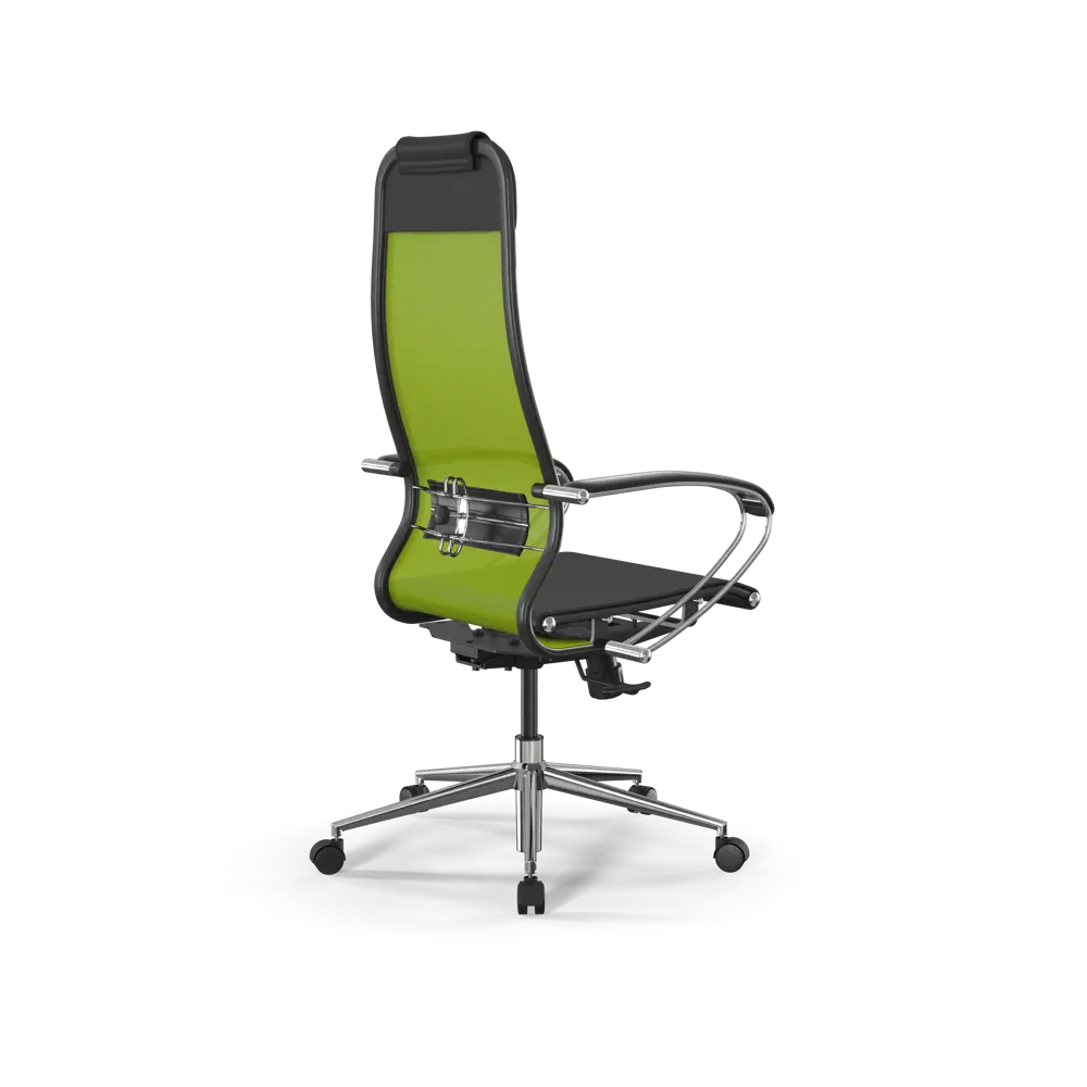 Фото 2 Офисное кресло Ergolife Set 4/подл.131/осн.Synchro 052 67.5x131x70 см сетка цвет черный/ лайм Фото 2 Офисное кресло Ergolife Set 4/подл.131/осн.Synchro 052 67.5x131x70 см сетка цвет черный/ лайм