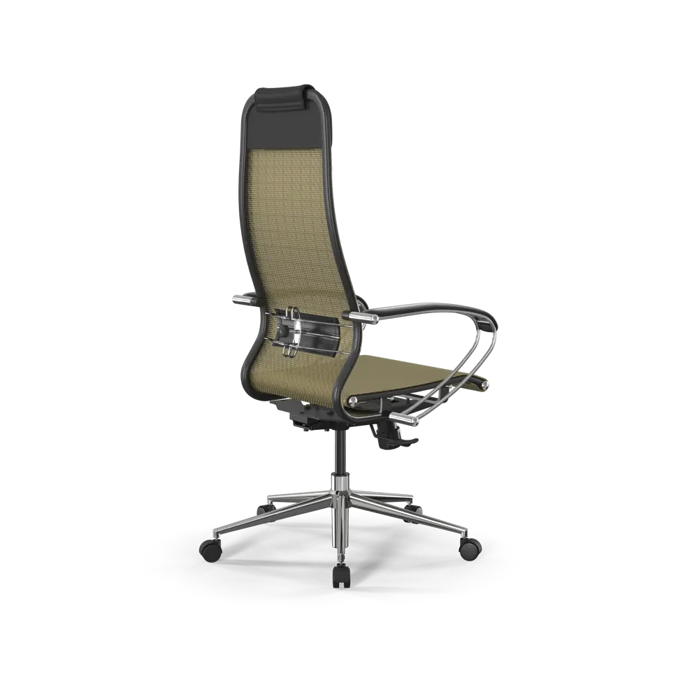 Фото 2 Офисное кресло Ergolife Set 4/подл.131/осн.Synchro 052 67.5x131x70 см сетка цвет золотой Фото 2 Офисное кресло Ergolife Set 4/подл.131/осн.Synchro 052 67.5x131x70 см сетка цвет золотой