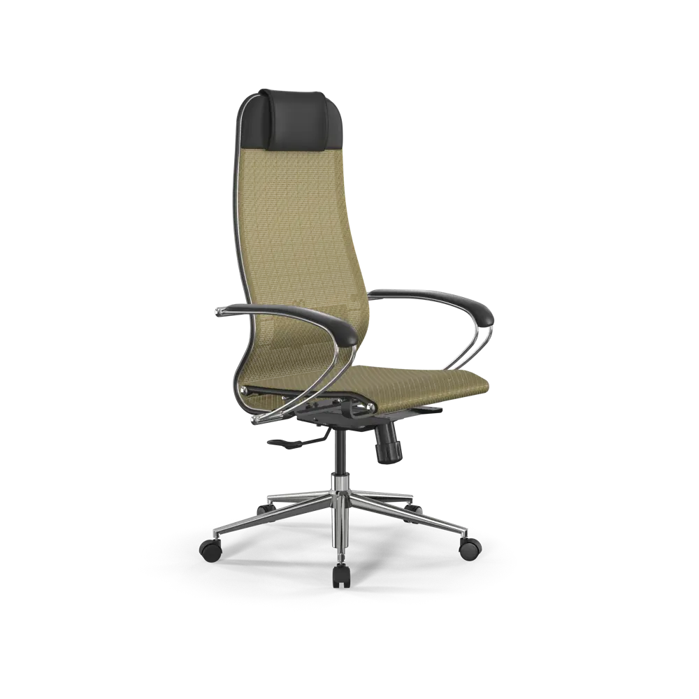 Фото Офисное кресло Ergolife Set 4/подл.131/осн.Synchro 052 67.5x131x70 см сетка цвет золотой Фото Офисное кресло Ergolife Set 4/подл.131/осн.Synchro 052 67.5x131x70 см сетка цвет золотой