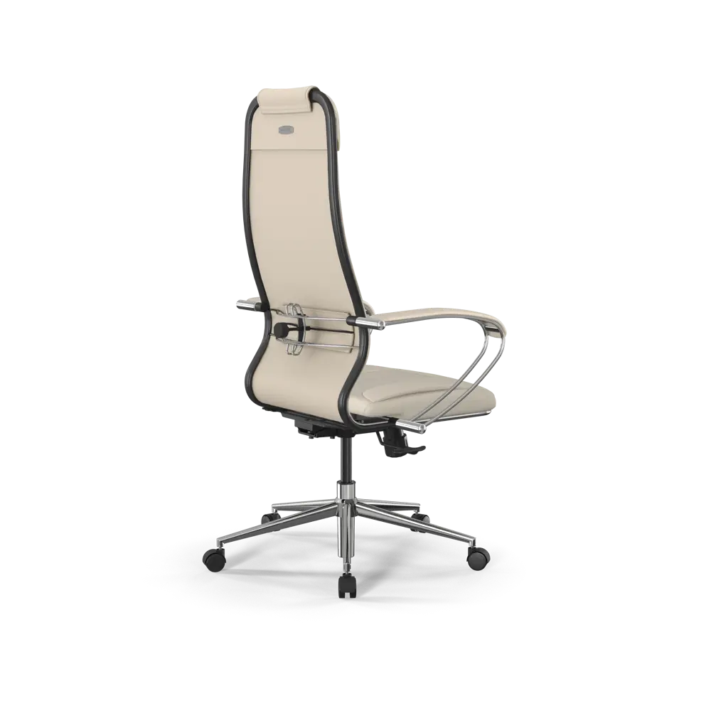 Фото 2 Офисное кресло Ergolife Set 6/подл.116/осн.Synchro 052 67.5x131x70 см искусственная кожа цвет молочный Фото 2 Офисное кресло Ergolife Set 6/подл.116/осн.Synchro 052 67.5x131x70 см искусственная кожа цвет молочный