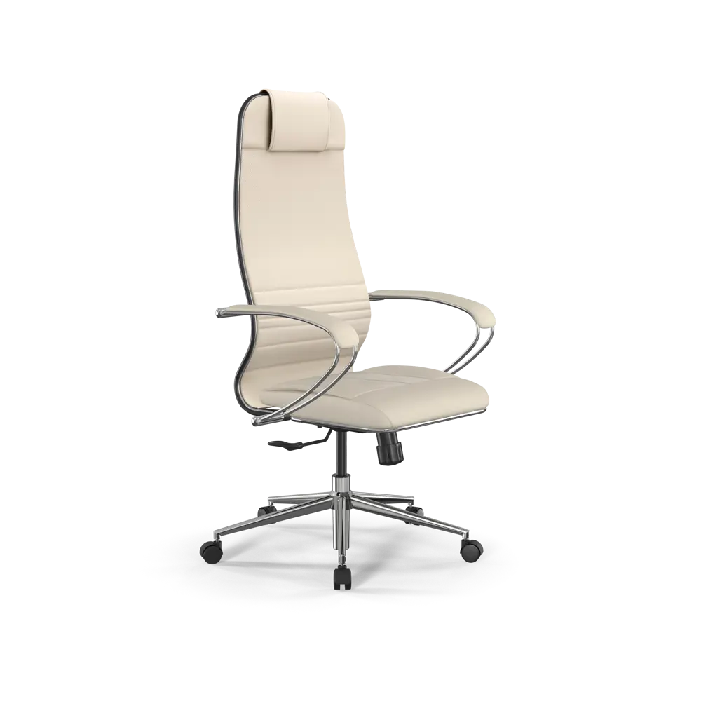 Фото Офисное кресло Ergolife Set 6/подл.116/осн.Synchro 052 67.5x131x70 см искусственная кожа цвет молочный Фото Офисное кресло Ergolife Set 6/подл.116/осн.Synchro 052 67.5x131x70 см искусственная кожа цвет молочный