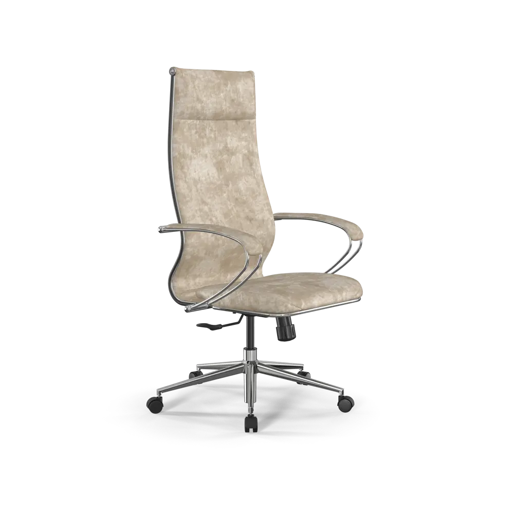 Фото Офисное кресло Ergolife Set L42 Bravo/подл.118/осн.Synchro 052 71x131x70 см велюр цвет бежевый Фото Офисное кресло Ergolife Set L42 Bravo/подл.118/осн.Synchro 052 71x131x70 см велюр цвет бежевый