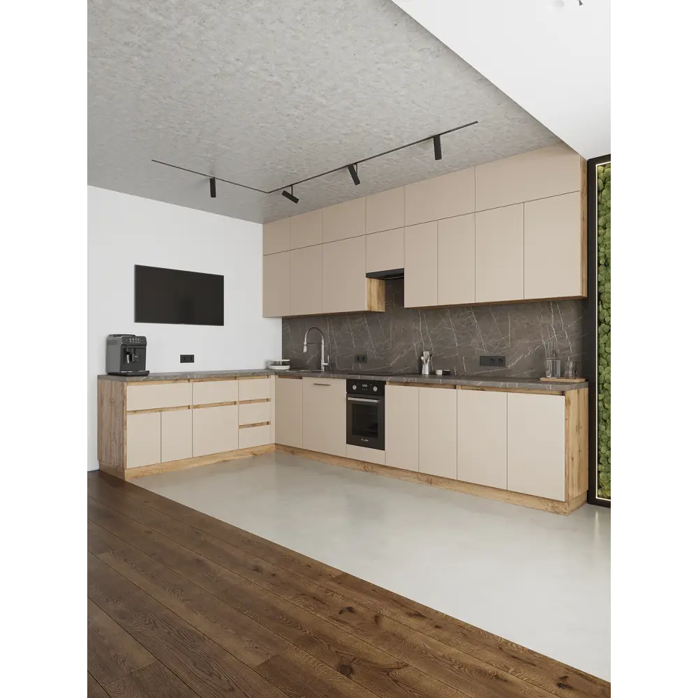 Фото 15 Кухонный шкаф напольный Н621 Frenesie ЛОФТ 60x82x48 см ЛДСП цвет капучино