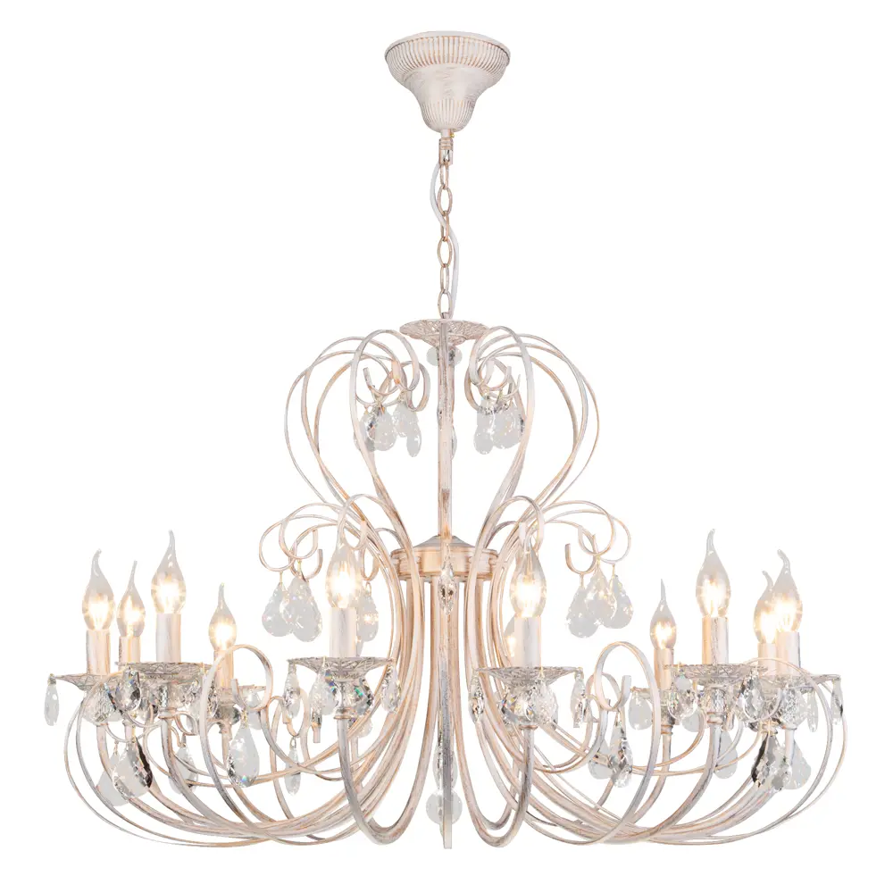 Фото 2 Люстра подвесная Alda 3305 12 ламп 48 м² цвет золотой Фото 2 Люстра подвесная Alda 3305 12 ламп 48 м² цвет золотой