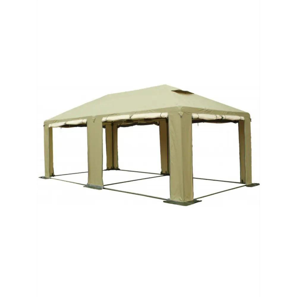 Фото 4 Шатер садовый Митек Пикник-Люкс 6x3x2.7 м бежевый / хаки Фото 4 Шатер садовый Митек Пикник-Люкс 6x3x2.7 м бежевый / хаки