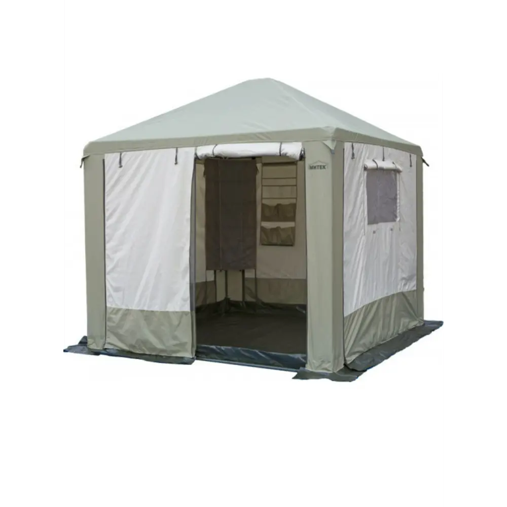 Фото 2 Шатер садовый Митек Пикник-Люкс 3x3x2.6 м бежевый / хаки Фото 2 Шатер садовый Митек Пикник-Люкс 3x3x2.6 м бежевый / хаки