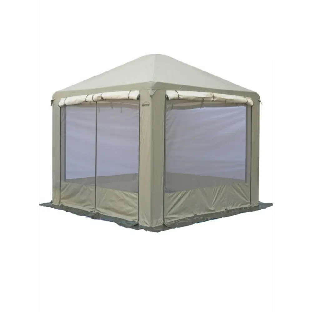 Фото 3 Шатер садовый Митек Пикник-Люкс 3x3x2.6 м бежевый / хаки Фото 3 Шатер садовый Митек Пикник-Люкс 3x3x2.6 м бежевый / хаки