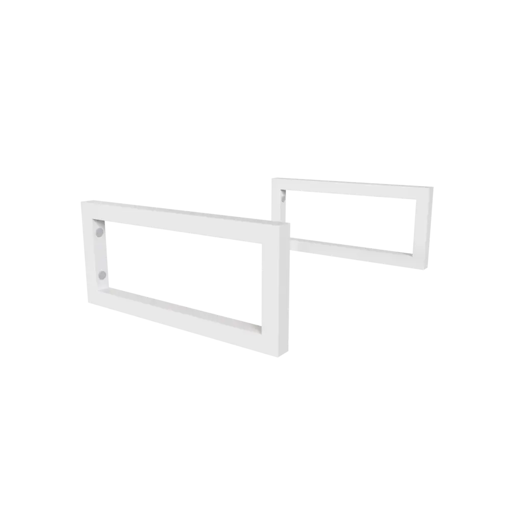 Фото 3 Кронштейн для столешницы Watersense Eva в комплекте 2 шт белый матовый Фото 3 Кронштейн для столешницы Watersense Eva в комплекте 2 шт белый матовый