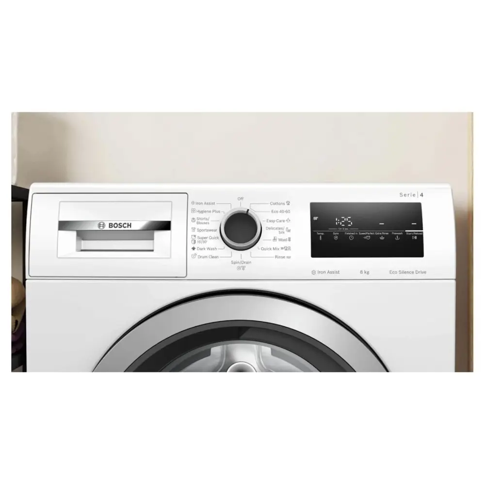 Фото 3 Стиральная машина Bosch Wan28266by 59.8x84.5x59 см 8 кг цвет белый Фото 3 Стиральная машина Bosch Wan28266by 59.8x84.5x59 см 8 кг цвет белый