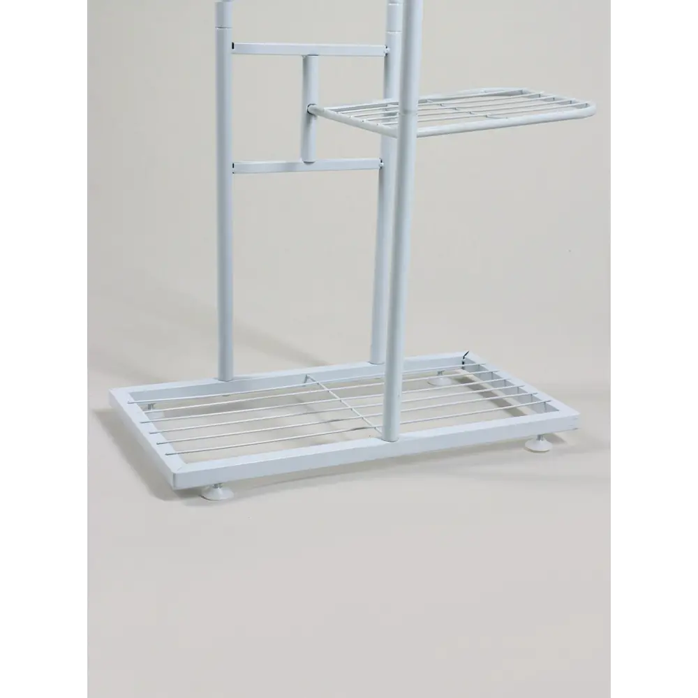 Фото 11 Подставка для цветочных горшков Greengo 10747762 43x22x57 см металл белый