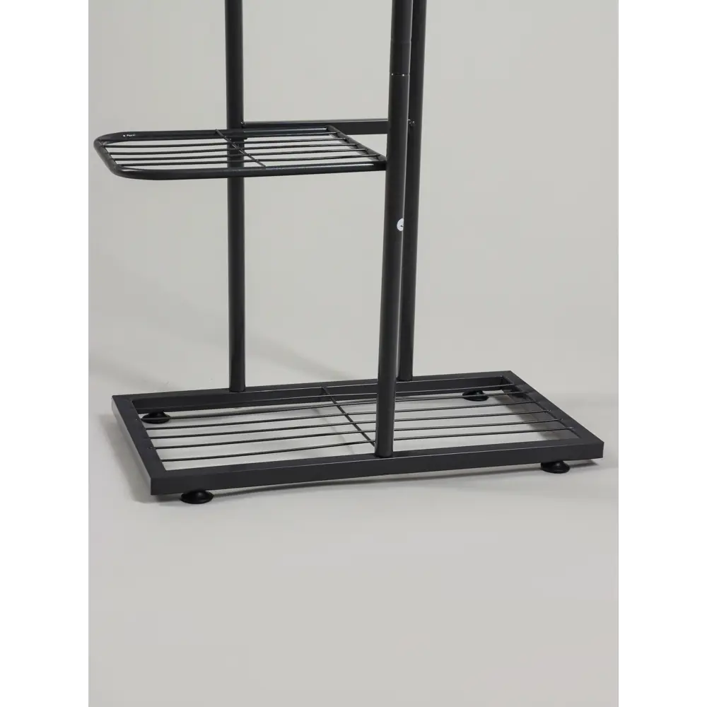 Фото 11 Подставка для цветочных горшков Greengo 10747765 44x22x95 см металл темно-серая