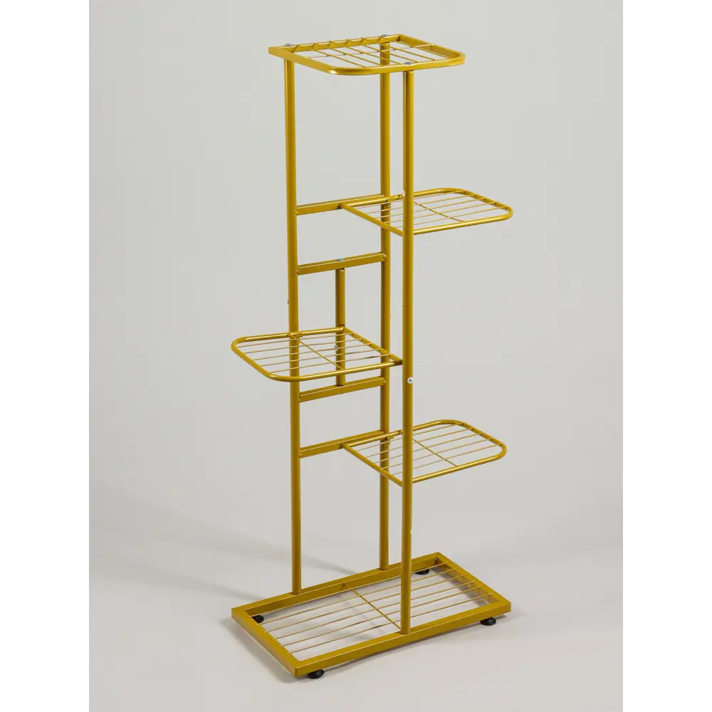 Фото 5 Подставка для цветочных горшков Greengo 10747764 44x22x95 см металл цвет золотой Фото 5 Подставка для цветочных горшков Greengo 10747764 44x22x95 см металл цвет золотой