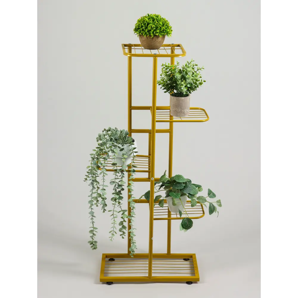 Фото 3 Подставка для цветочных горшков Greengo 10747764 44x22x95 см металл цвет золотой Фото 3 Подставка для цветочных горшков Greengo 10747764 44x22x95 см металл цвет золотой