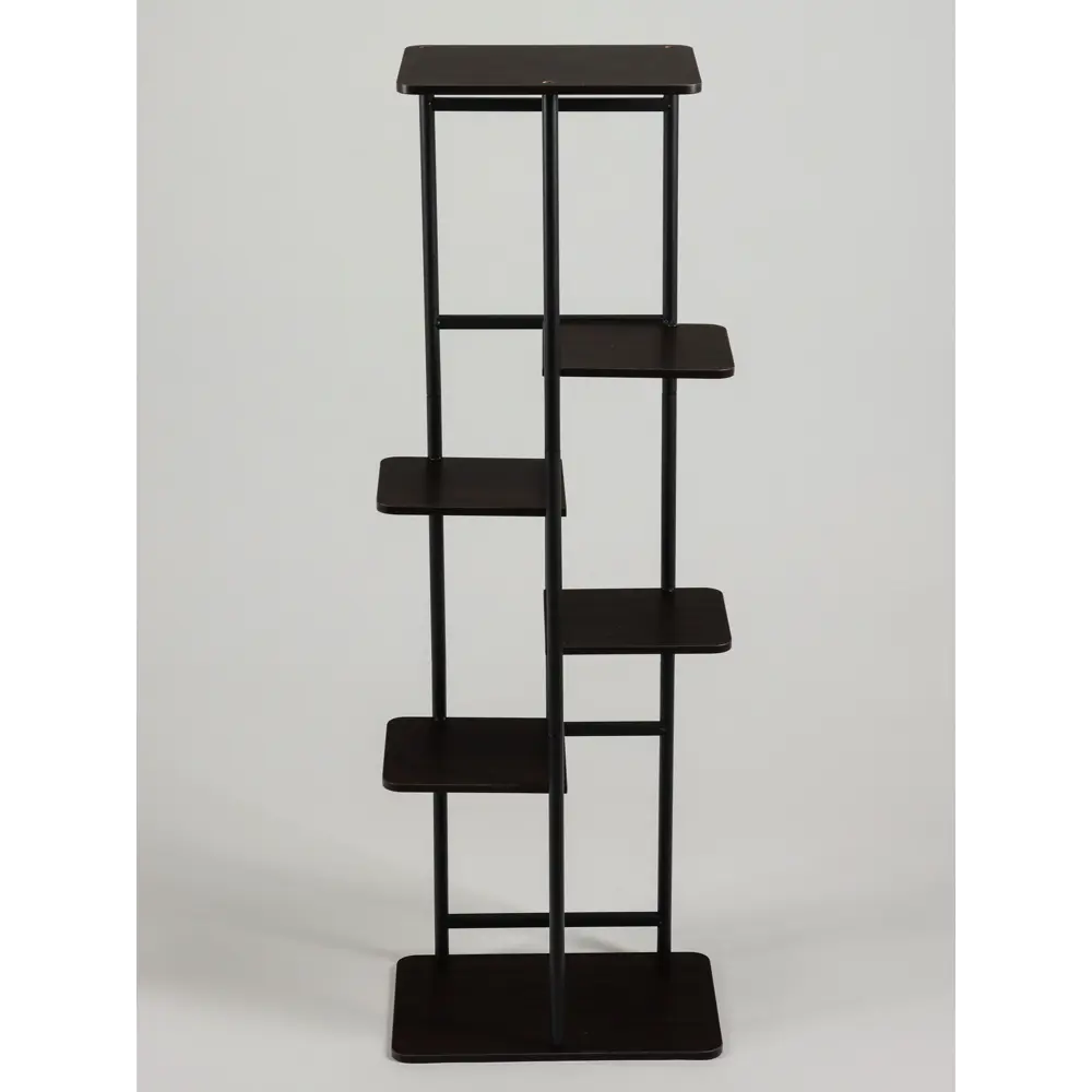 Фото 6 Подставка для цветочных горшков Greengo 10747758 36x23x106 см металл/МДФ черный