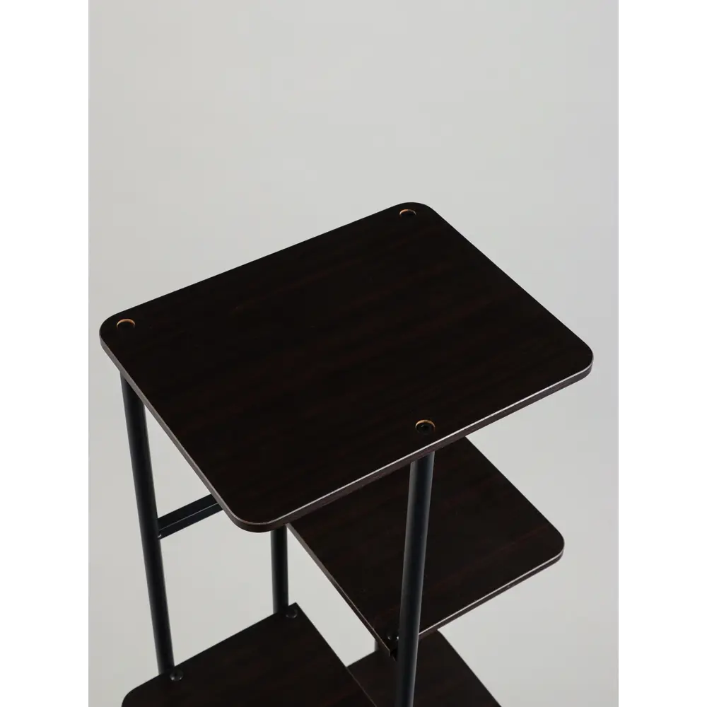 Фото 8 Подставка для цветочных горшков Greengo 10747758 36x23x106 см металл/МДФ черный