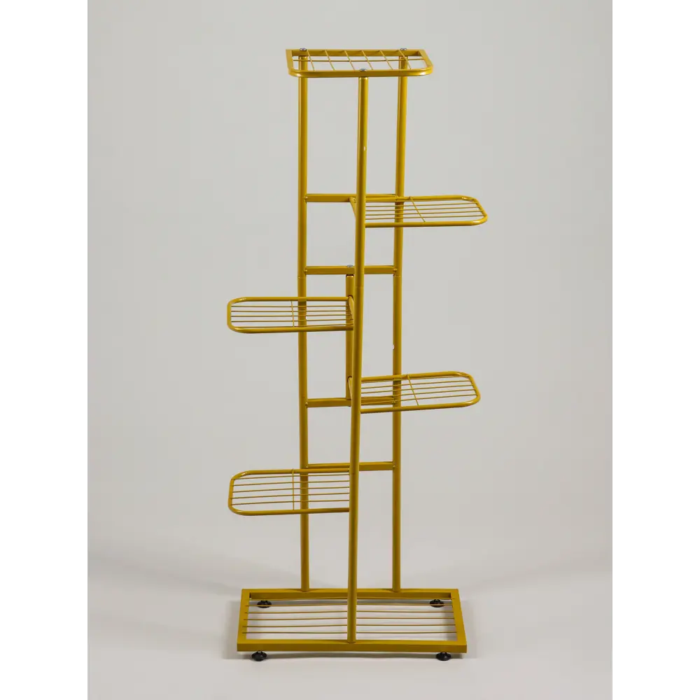 Фото 5 Подставка для цветочных горшков Greengo 10747767 44x22x105 см металл золотой