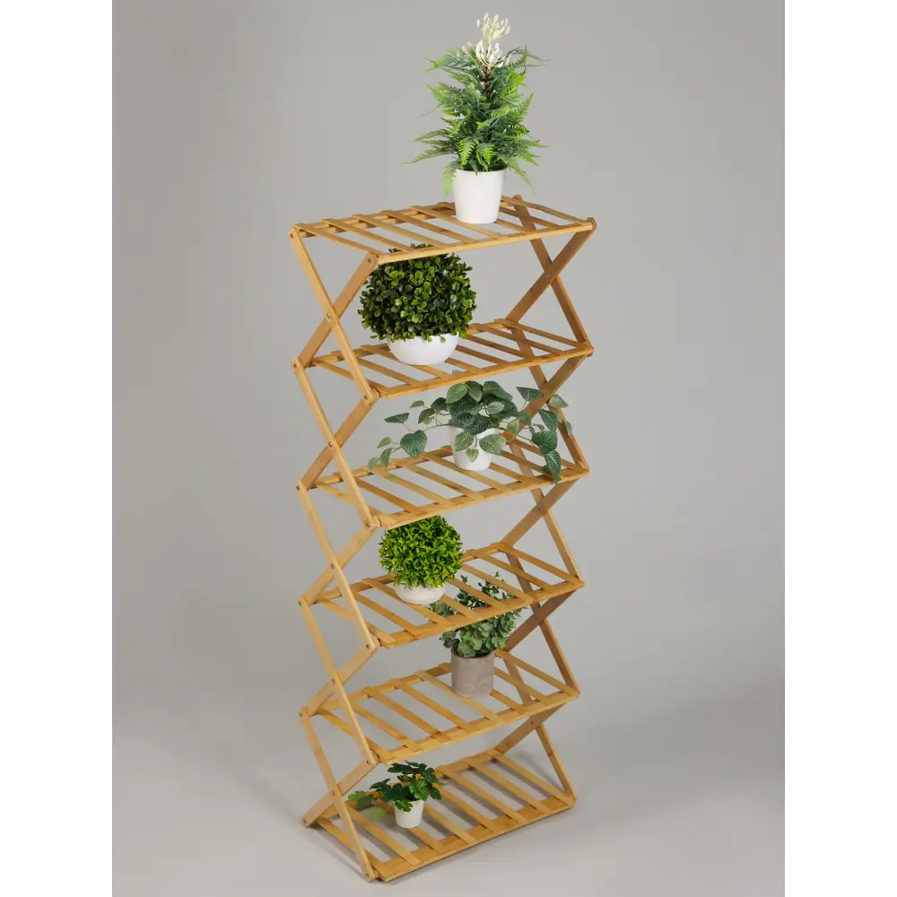 Фото 2 Подставка для цветочных горшков Greengo 10766554 50x25x110 см бамбук Фото 2 Подставка для цветочных горшков Greengo 10766554 50x25x110 см бамбук