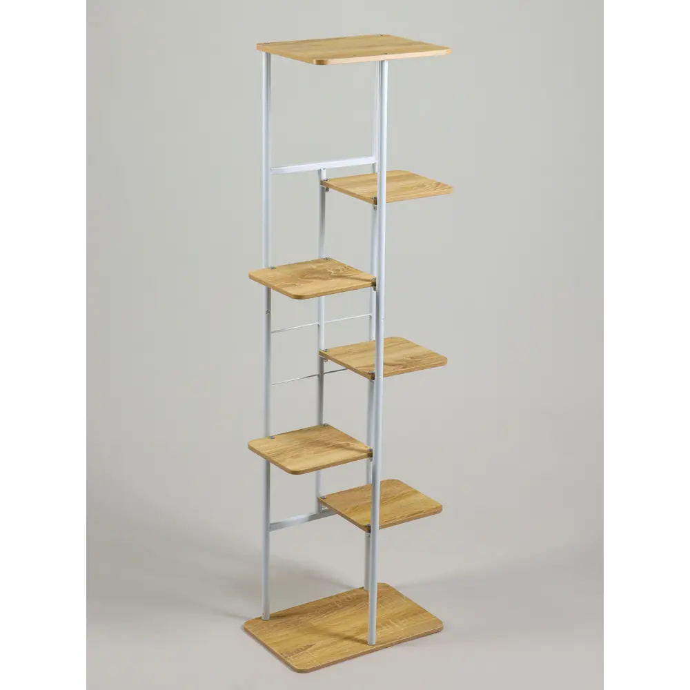 Фото 4 Подставка для цветочных горшков Greengo 10747754 36x23x120 см металл/МДФ белый Фото 4 Подставка для цветочных горшков Greengo 10747754 36x23x120 см металл/МДФ белый