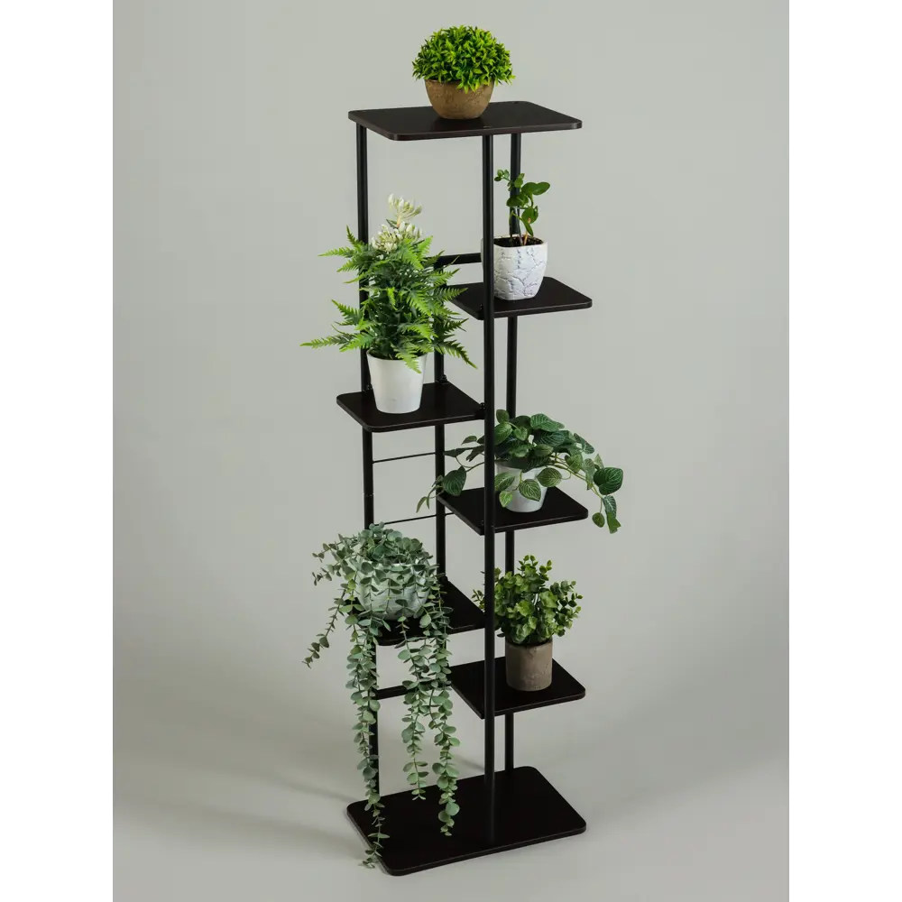 Фото 2 Подставка для цветочных горшков Greengo 10747759 36x23x120 см металл/МДФ черный Фото 2 Подставка для цветочных горшков Greengo 10747759 36x23x120 см металл/МДФ черный