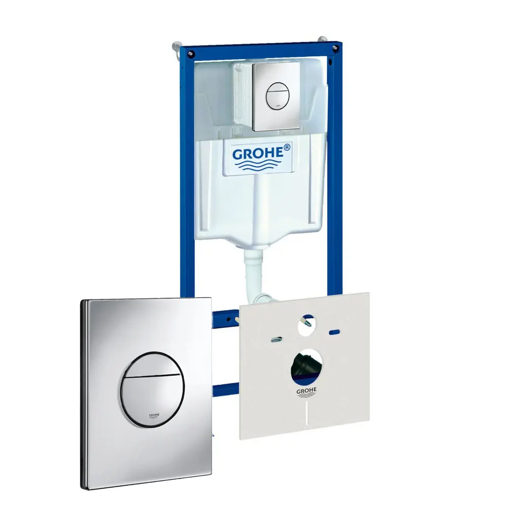 Фото 4 Комплект инсталляция с унитазом Grohe 513270 цвет белый Фото 4 Комплект инсталляция с унитазом Grohe 513270 цвет белый