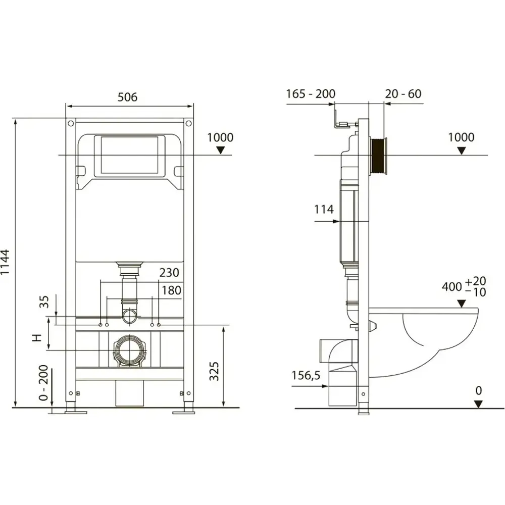 Фото 5 Комплект инсталляция с унитазом Tece 524316 цвет белый Фото 5 Комплект инсталляция с унитазом Tece 524316 цвет белый