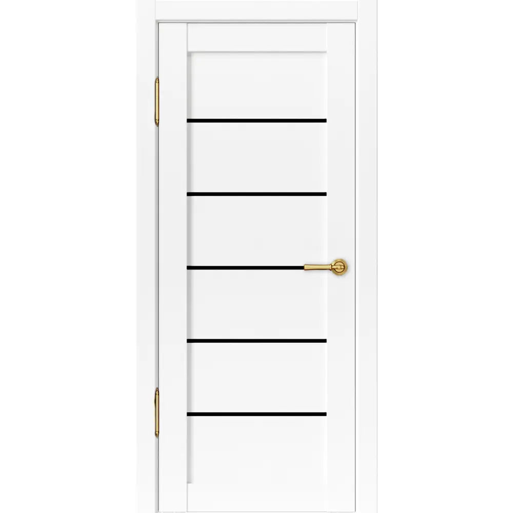 Фото 3 Комплект межкомнатной двери Дверные решения Рио остеклённая 200x60см ПВХ цвет белый с коробом и наличниками Фото 3 Комплект межкомнатной двери Дверные решения Рио остеклённая 200x60см ПВХ цвет белый с коробом и наличниками